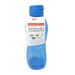 Signoraware Fliptop Aqua Water Bottle- Blue- 1 Litre